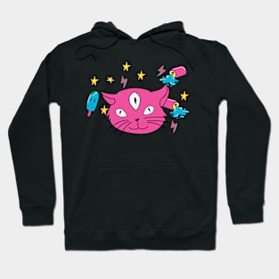 Alien Kitty Cat Hoodie